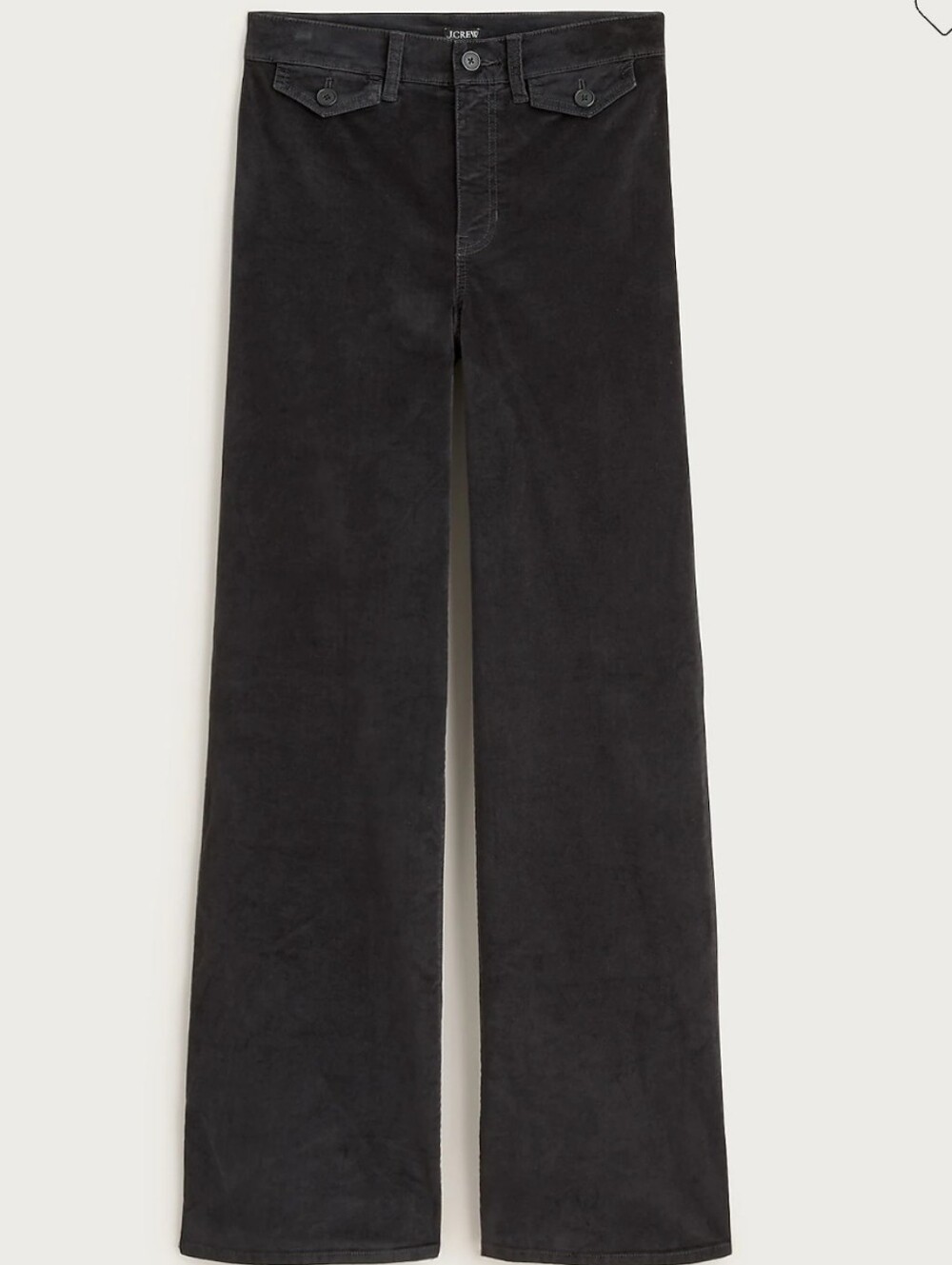 J.Crew wide-leg trouser in washed velvet Size 27